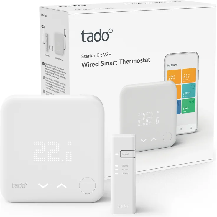 tado° Smartes Thermostat Starter Set V3+ (Verkabelt) inkl. Internet Bridge – Bild 2