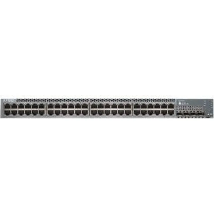 Juniper EX Series EX3400-48T - Switch - C3 - gemanaged - 48 x 10-100-1000 + 4 x Gigabit SFP - 10 Gigabit SFP+ + 2 x 40 Gigabit QSFP+ - Luftstrom von hinten nach vorne - Rackmount