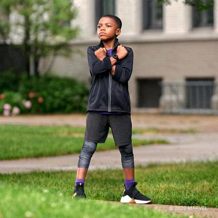 Garmin vívofit jr. 3 Aktivitätstracker für Kinder, Einheitsgröße, Silikonarmband, Marvel Black Panther (010-02441-10) – Bild 9