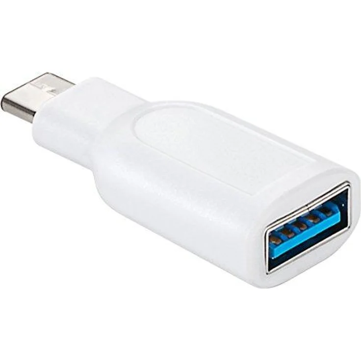 Wentronic Goobay USB-C Adapter - USB 3.0 A-Buchse, Weiß - zum Anschluss zwischen USB-C und USB-A Geräten (66262) - Preisvergleich – Bild 1