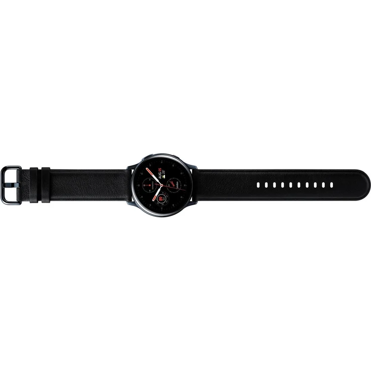 Samsung Galaxy Watch Active 2 Smartwatch GPS + LTE, Unisex, 40mm, Edelstahlgehäuse, Lederarmband, Schwarz – Bild 6