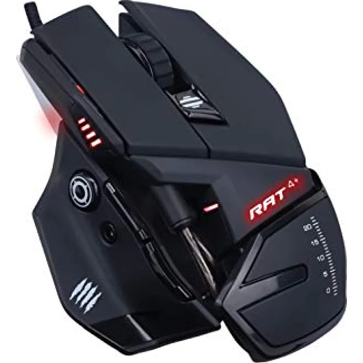 MadCatz R.A.T. 4+ Optical Gaming Mouse, Black – Bild 1
