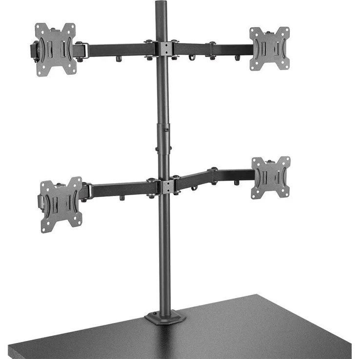 Lindy Tischhalterung für Vier Monitore