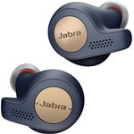 Jabra Elite Active 65t True Wireless In-Ear Kopfhörer, mit Bluetooth, Mikrofon, geeignet für Sport, spritzwassergeschützt, blau