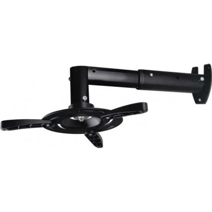ART P-103 Projektorhalterung Decke-Wand Schwarz - Projektorhalterungen (Decke-Wand, 15 kg, Schwarz, -180 - 180°, -15 - 15°, 36 cm)