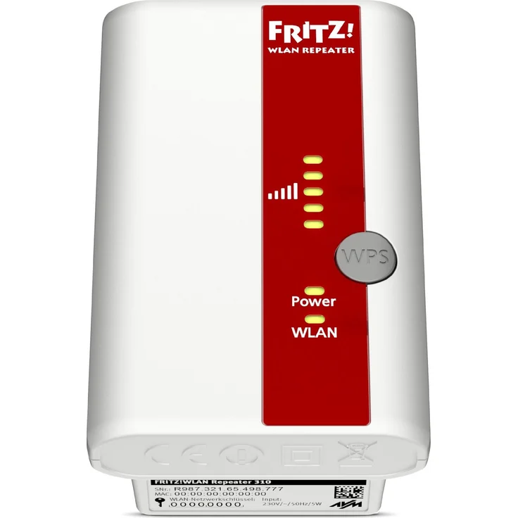 AVM FRITZ!WLAN Repeater 310 (300 Mbit-s, WPS), weiß, deutschsprachige Version – Bild 3