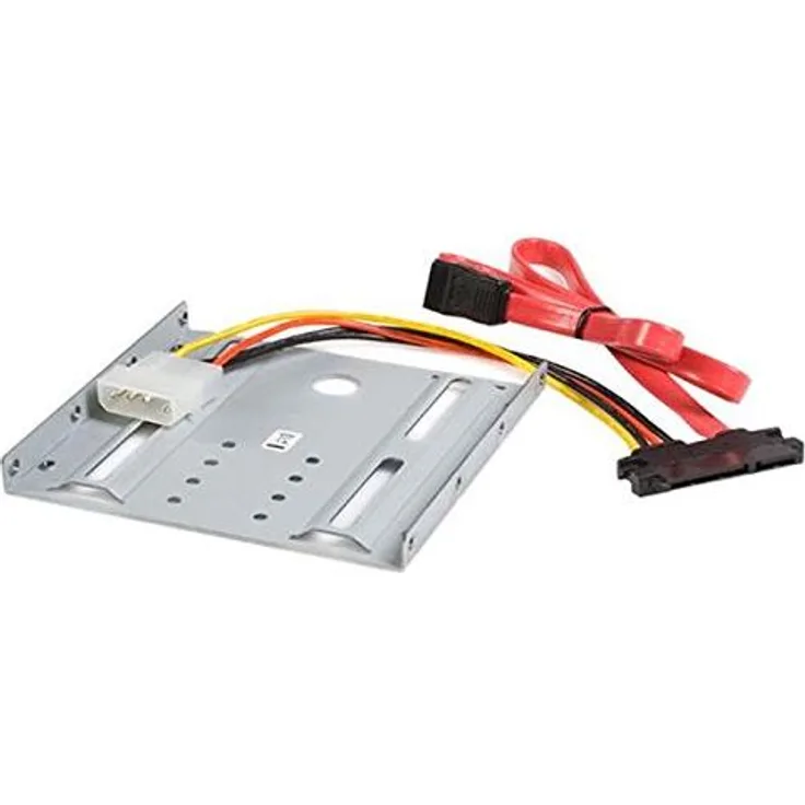 StarTech.com Adapter Bracket für 2,5 (6.4cm) auf 3,5 (8,9cm) HDD, SATA - SSD Festplatten Einbaurahmen für 3.5 Zoll Schacht (BRACKET25SAT)