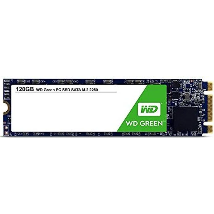 WD Green PC SSD WDS120G2G0B - Solid-State-Disk - 120 GB - intern - M.2 2280 - SATA 6Gb/s (WDS120G2G0B) – Bild 1