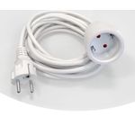 Verlängerungskabel IP44 für Infrarotheizung, Elektroheizung und Heizpaneel 5m, -geprüft mit Euro-Stecker und Schutzkontakt, Verlängerung,