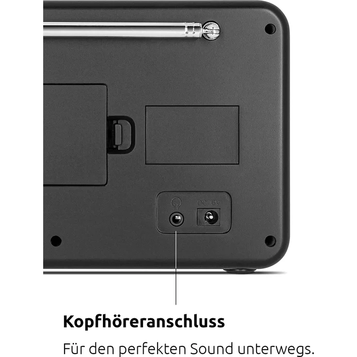 TechniSat VIOLA 2 C IR Internetradio mit WLAN, Wecker, TFT-Display, schwarz – Bild 7