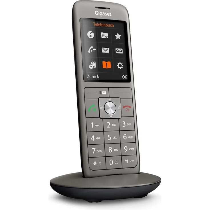 Gigaset CL660HX DECT-Telefon schnurlos für Router, FRITZ!Box, Speedport kompatibel, hochwertiges Design-Telefon, großes Farbdisplay, VoIP-Telefon, anthrazit-metallic – Bild 7