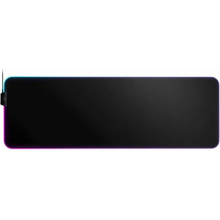 SteelSeries QcK Prism Cloth - Gaming Mouse Pad – 2 Zonen RGB-Beleuchtung – Echtzeit-Eventbeleuchtung – Größe XL – Bild 1