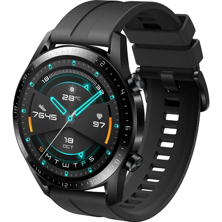Huawei Watch GT2 Smartwatch GPS, Unisex, 46mm, Schwarz/Matte Black – Bild 3