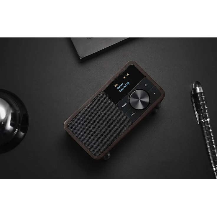 Sangean Genuine Mini DDR-7 DAB+ Tischradio AUX, Bluetooth, UKW Dunkelbraun (A500421) – Bild 3