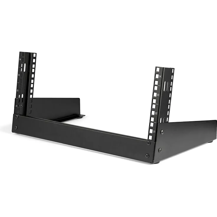 StarTech.com 4U Open Frame Desktop Rack 2 Pfosten, freistehend, für bis zu 20 kg (RK4OD)