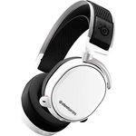 SteelSeries Arctis Pro Wireless - Drahtlos Gaming-Headset - hochauflösende Lautsprechertreiber - kombiniertes Funksystem (2,4 GHz & Bluetooth) - Weiß