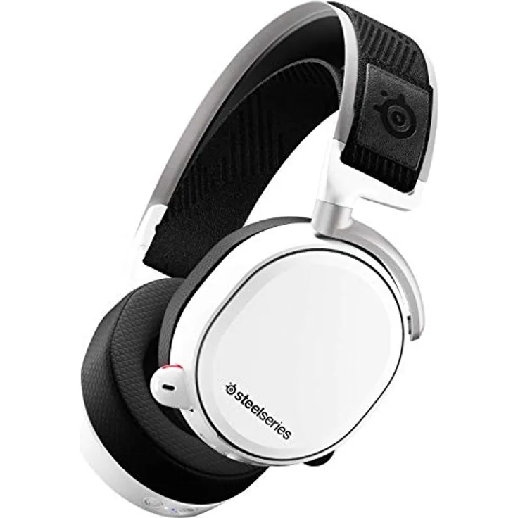 SteelSeries Arctis Pro Wireless - Drahtlos Gaming-Headset - hochauflösende Lautsprechertreiber - kombiniertes Funksystem (2,4 GHz & Bluetooth) - Weiß