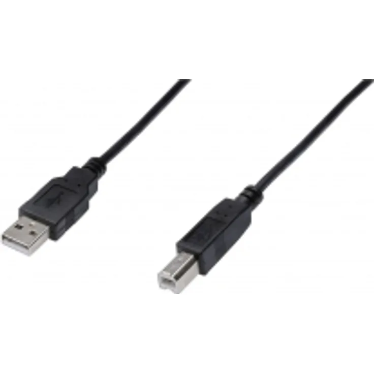 Planet ASSMANN - USB-Kabel - USB Typ A, 4-polig (M) - USB Typ B, 4-polig (M) - 1.8 m (USB / Hi-Speed USB) - Schwarz (AK-300105-018-S)