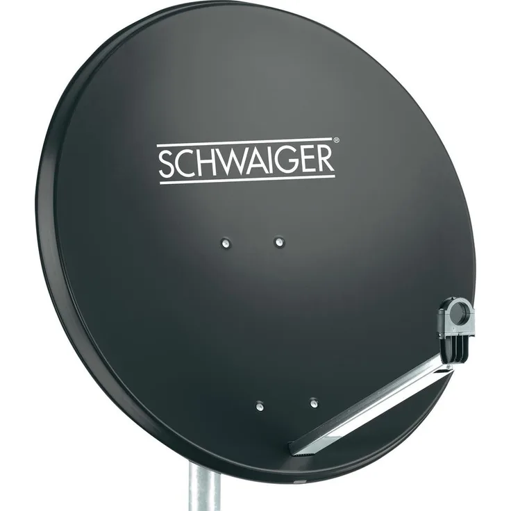 Schwaiger SPI998.1 Aluminium SAT-Spiegel, (Durchmesser 75 cm)