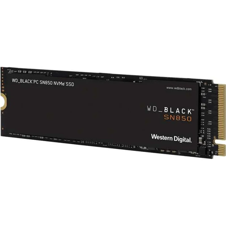 WD Black SN850 NVMe SSD WDS100T1X0E - SSD - 1TB - intern - M.2 2280 - PCI Express 4,0 x4 (NVMe) (WDS100T1X0E) – Bild 3
