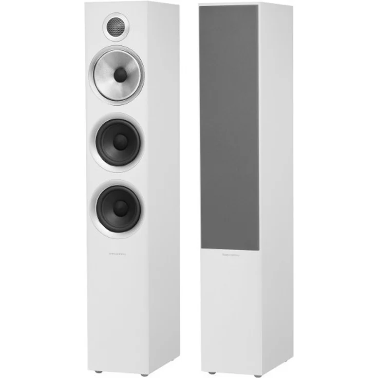Bowers & Wilkins 704 S2 - Stückpreis Satinweiß Preis pro Stück Standlautsprecher weiß – Bild 1
