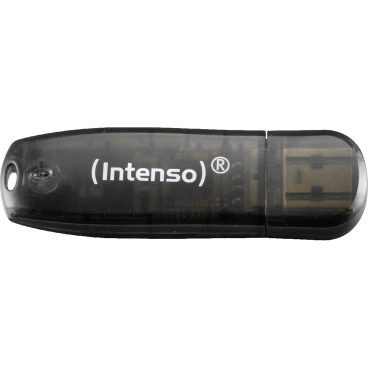 Intenso Rainbow Line 16 GB USB-Stick USB 2.0 schwarz – Bild 1