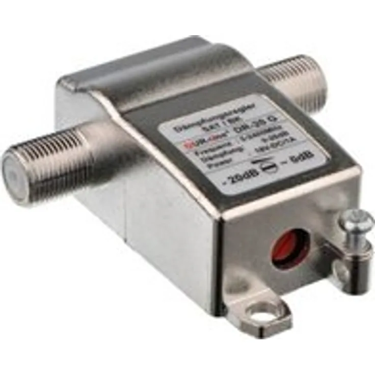 DUR-line Dämpfungsregler 0-20dB für SATund Kabel-TV (DR-20 G)