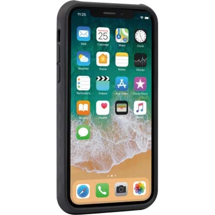 Topeak Unisex – Erwachsene Ridecase für iPhone 10 Handyhülle, Schwarz, 14.9 x 7.6 x 1.4 cm