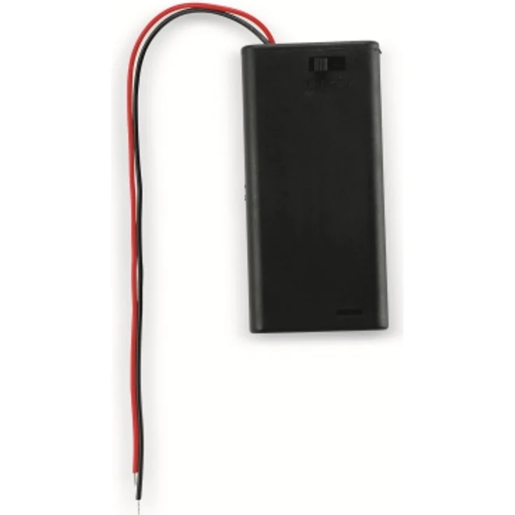 Batteriehalter, 2xmignon 'AA', geschlossenes Gehäuse – Bild 1