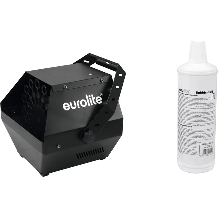 Eurolite Set B-90 Seifenblasenmaschine schwarz + Seifenblasenfluid