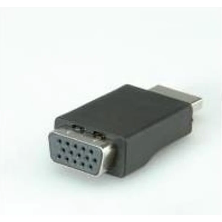 Value 12993113 HDMI Stecker auf VGA Buchse Adapter schwarz – Bild 1