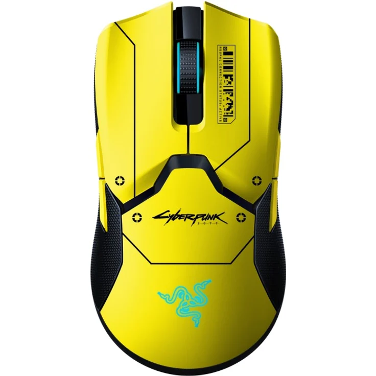 Razer Viper Ultimate mit Ladestation, Cyberpunk 2077 Edition, USB (RZ01-03050500-R3M1)  – Bild 1