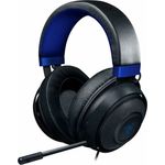 Razer Kraken for Console - Kabelgebundenes Gaming Headset (PC, PS4, Xbox One, Nintendo Switch) Mit 50mm Treiber, Einziehbares Mikrofon Und Mit Kältegel Gefüllten, Ovalen Ohrpolstern) Schwarz-Blau
