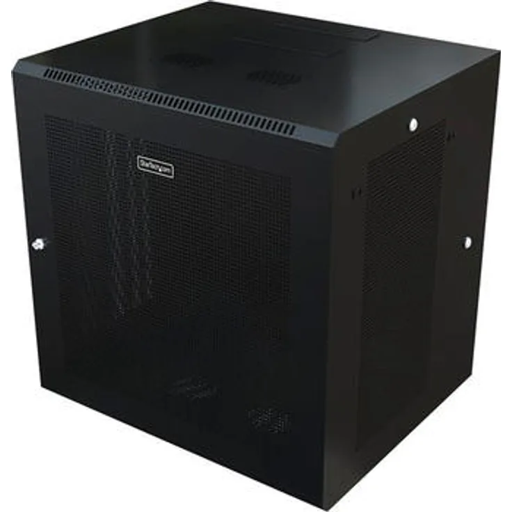 StarTech 12 HE Wandmontage Server Rack, bis zu 61cm tief, Gehäuse mit Scharnier