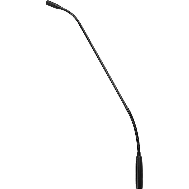 JTS GM-5218 Elektret Schwanenhals-Mikrofon mit Superniere-Charakteristik, Konferenz-Mikro für Durchsagen, Vorträge und andere Sprach-Übertragungen, in Schwarz