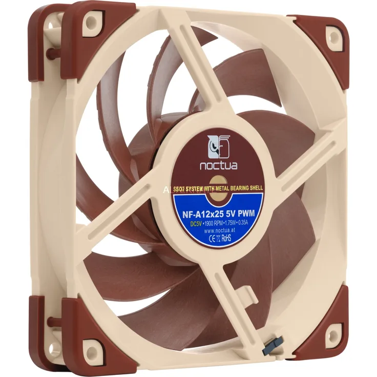 Noctua NF-A12x25 5V PWM - Gehäuselüfter - 120 mm (NF-A12x25 5V PWM) - Preisvergleich