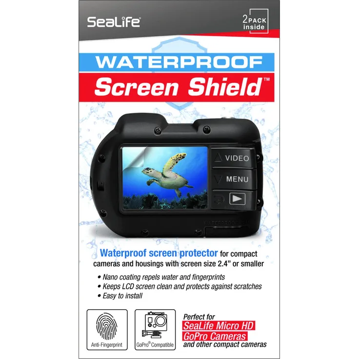 SeaLife SL5012 Bildschirm Schild für Micro HD/GoPro/Compact Kameras (transparent)