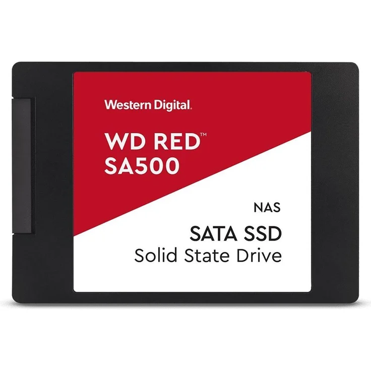 WD Red SA500 NAS SATA SSD WDS200T1R0A - Solid-State-Disk - 2 TB - intern - 2.5 Zoll (6.4 cm) - SATA 6Gb/s (WDS200T1R0A) – Bild 1