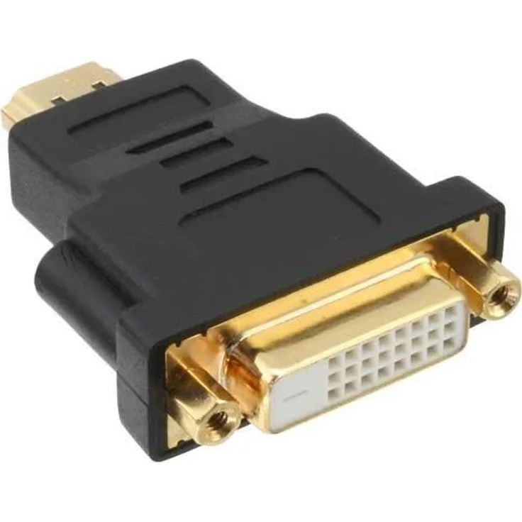 HDMI-DVI Adapter, 19pol St auf 24+1 Bu , vergoldete Kontakte