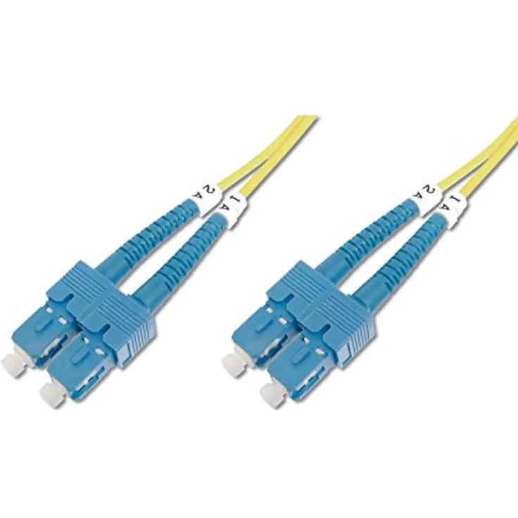 WP WPC-FP0-9SCSC-010 - Glasfaserkabel (1 m, OS2, SC, SC, Male Connector-Male Connector, Gelb)