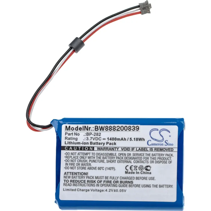 VHBW Akku, geeignet für Funkgerät, Walkie Talkie Icom IC-M25 1400 mAh, 3,7 V, Li-Ion