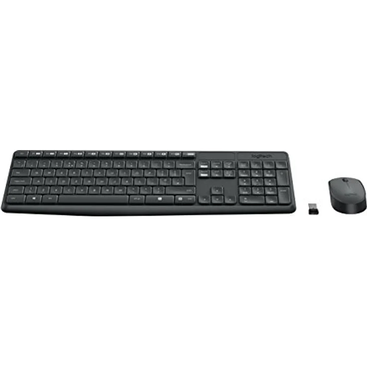 Logitech MK235 - Tastatur-und-Maus-Set - kabellos - 2.4 GHz - Spanisch QWERTY (920-007919) – Bild 5