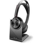 Poly Bluetooth Headset Voyager Focus 2 UC inkl. LS USB-C Teams, Schwarz