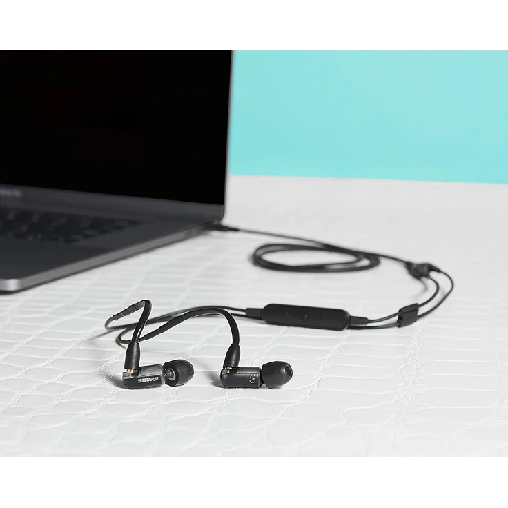 Shure AONIC 3 In-Ear Kopfhörer, mit Mikrofon, Noise Cancelling, schwarz – Bild 7