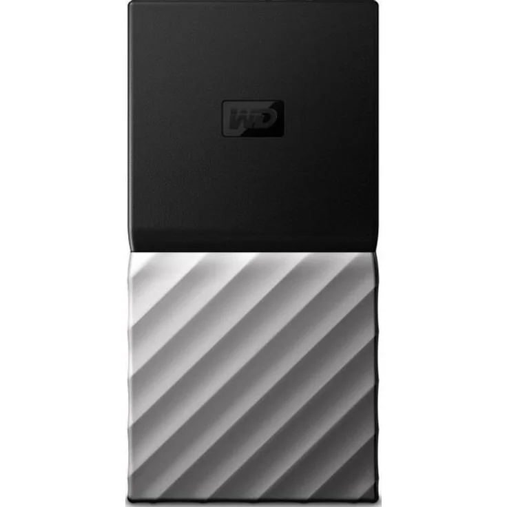 WD My Passport SSD WDBKVX2560PSL - Solid-State-Disk - verschlüsselt - 256 GB - extern (tragbar) - USB 3.1 Gen 2 (USB-C Steckverbinder) - 256-Bit-AES - schwarze Oberseite mit gunmetal (mittel metallisch grau) Boden (WDBKVX2560PSL-WESN) - Preisvergleich – Bild 4