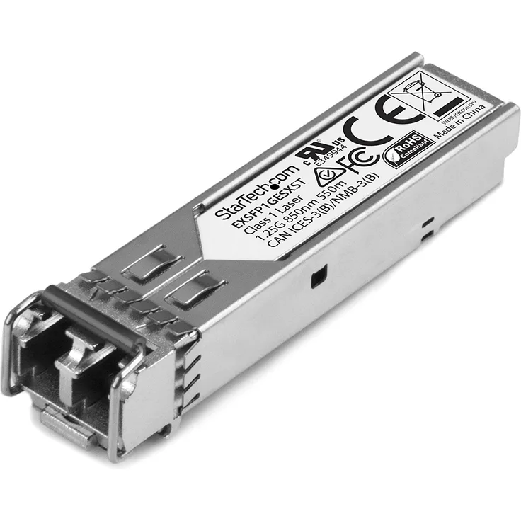StarTech.com Juniper EX-SFP-1GE-SX kompatibel SFP - Gigabit Fiber 1000Base-SX SFP Transceiver Modul - MM LC - 550m - 850nm - für Datenvernetzung, Optisches Netzwerk - GlasfaserleiterMultimode - Gigabit Ethernet - 1000Base-SX - Hot-Plug-fähig