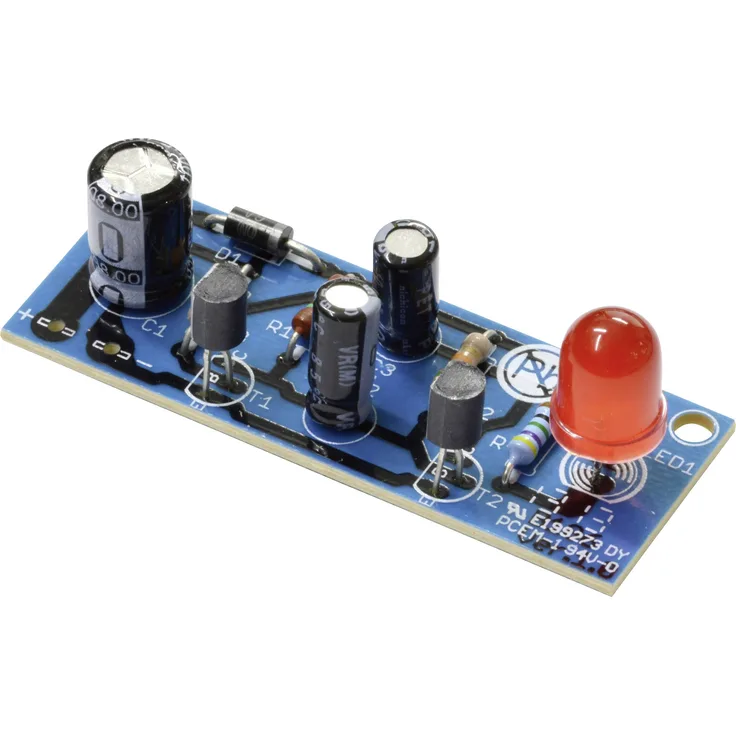 Kemo B186 Blinklicht Bausatz Ausführung (Bausatz-Baustein): Bausatz 6 V-DC, 9 V-DC, 12 V-DC