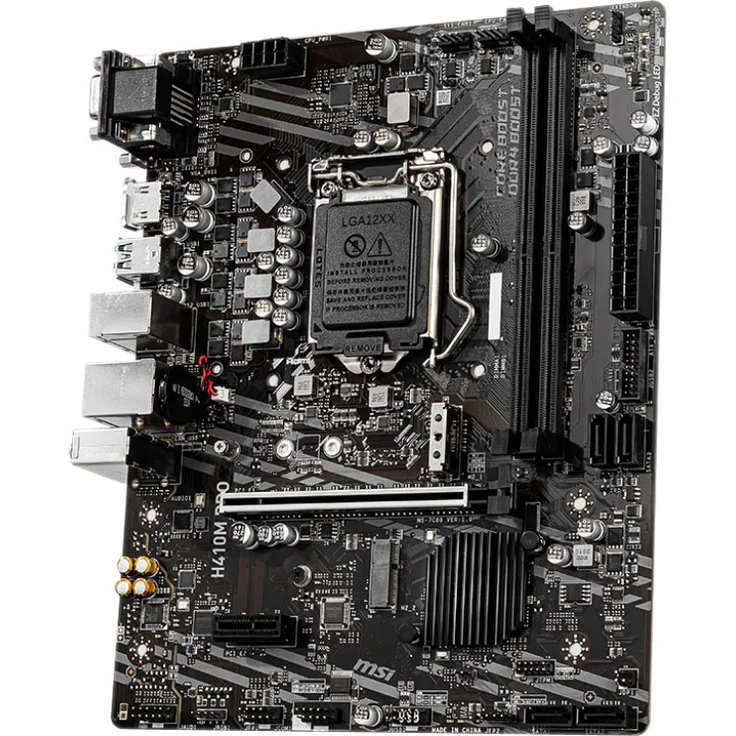 MSI H410M PRO-VH - micro ATX, Intel H410, LGA 1200 (Sockel H5), Dual-channel DDR4-SDRAM (H410M PRO-VH) – Bild 1