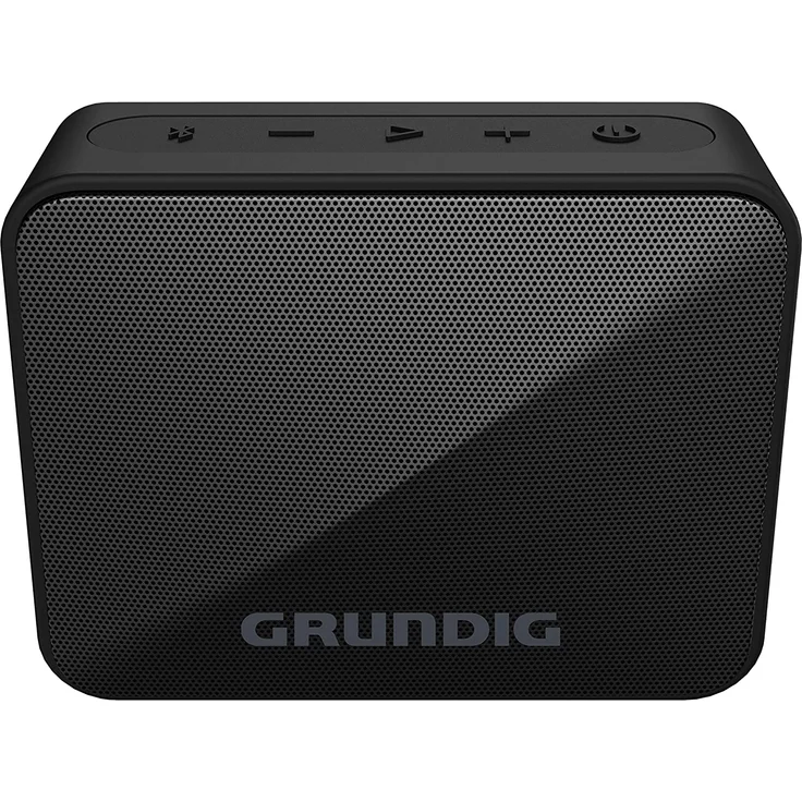 Grundig GBT Solo Black Mini Bluetooth-Lautsprecher mit Mikrofon, spritzwassergeschützt, schwarz – Bild 1