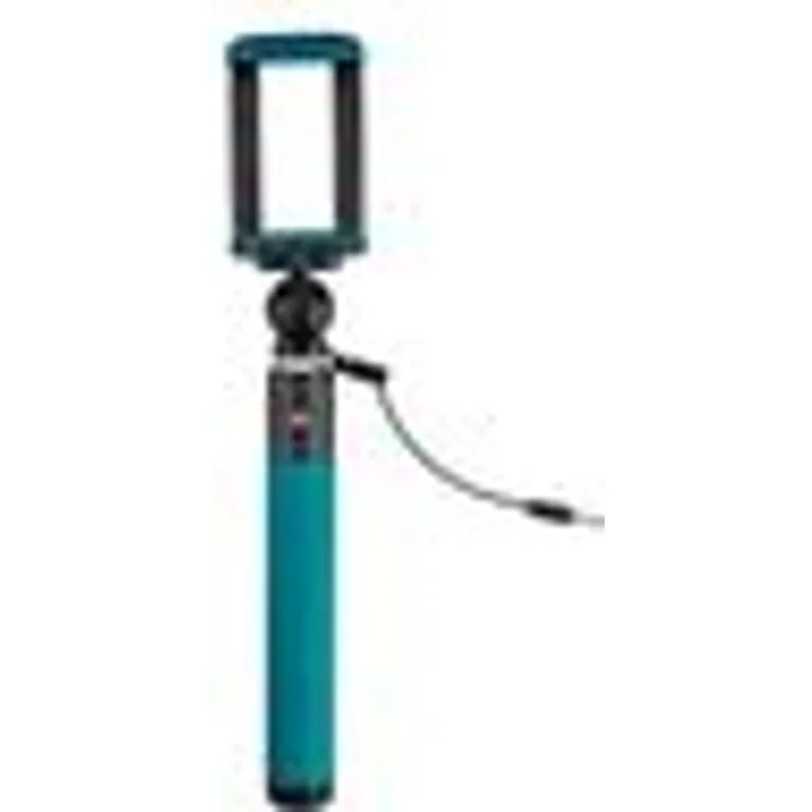 Caruba Selfie Stick Plug & Play blau